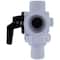 Swim Central 6.25" White HydroTools Swimming Pool & Spa Standard Right Outlet 3-Way Ball Valve